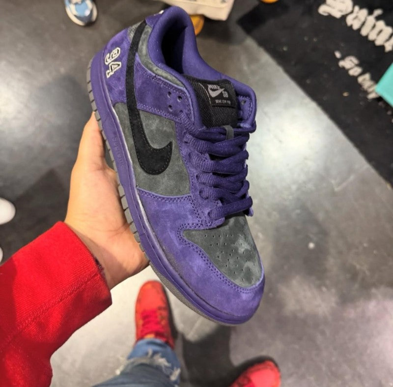 supreme x Nikke sb dunk low ink iron grey
