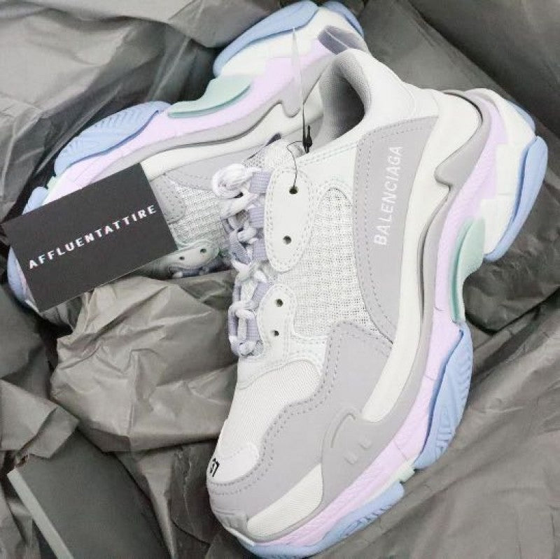 Balenciaga Triple S Pastel Grey Pink