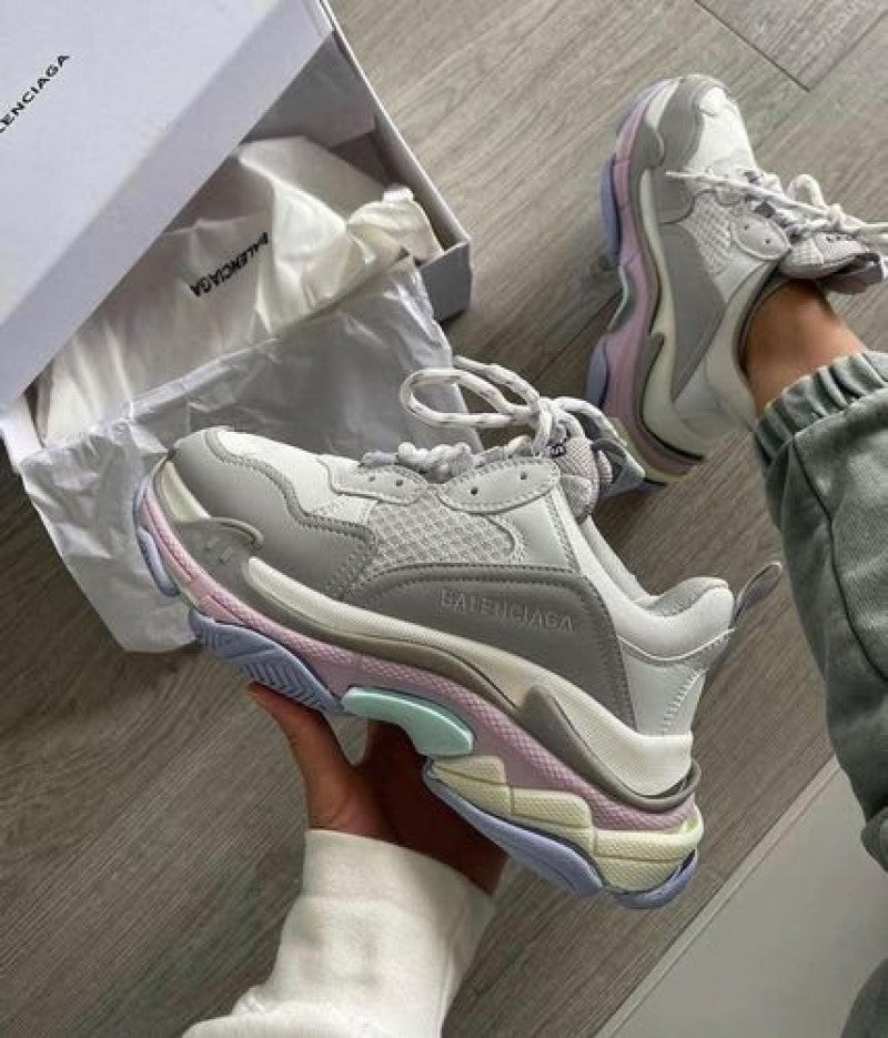 Balenciaga Triple S Pastel Grey Pink