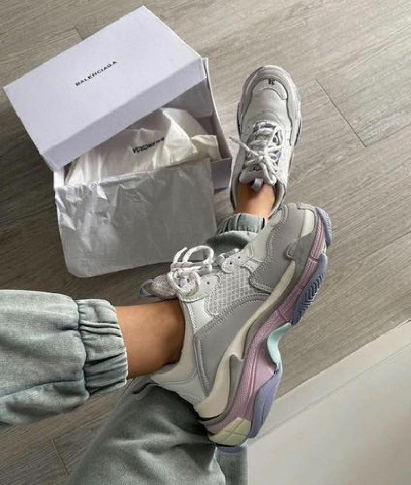 Balenciaga Triple S Pastel Grey Pink