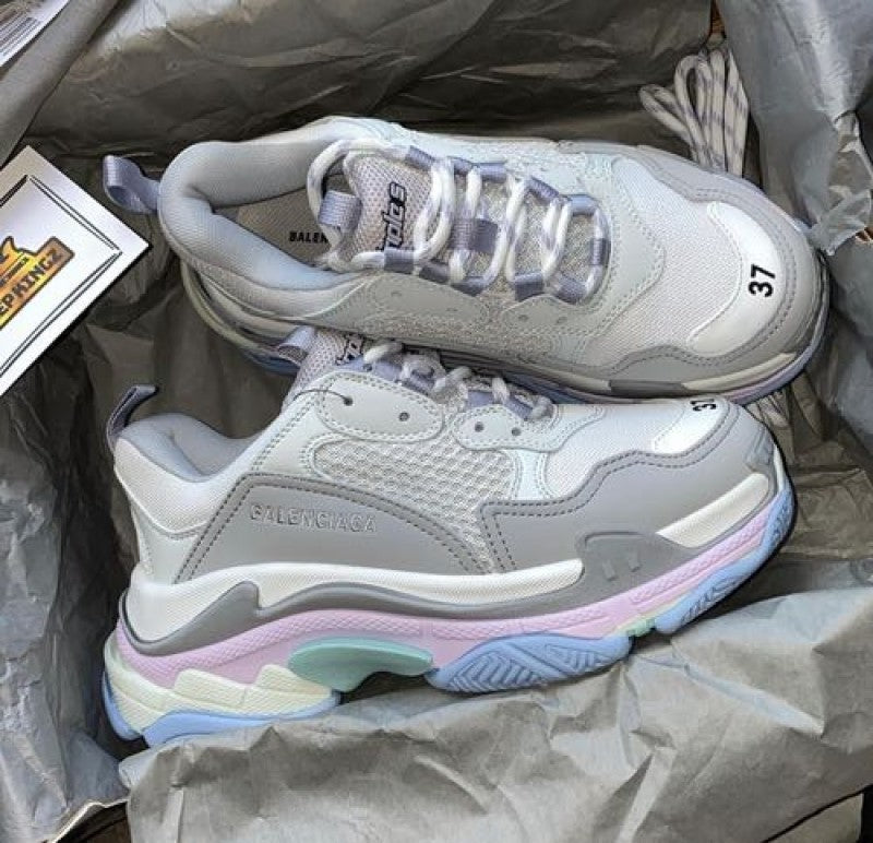 Balenciaga Triple S Pastel Grey Pink