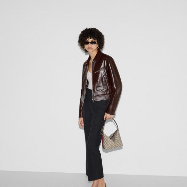 Gucc i OPHIDIA MINI SHOULDER BAG with magnet box 364
