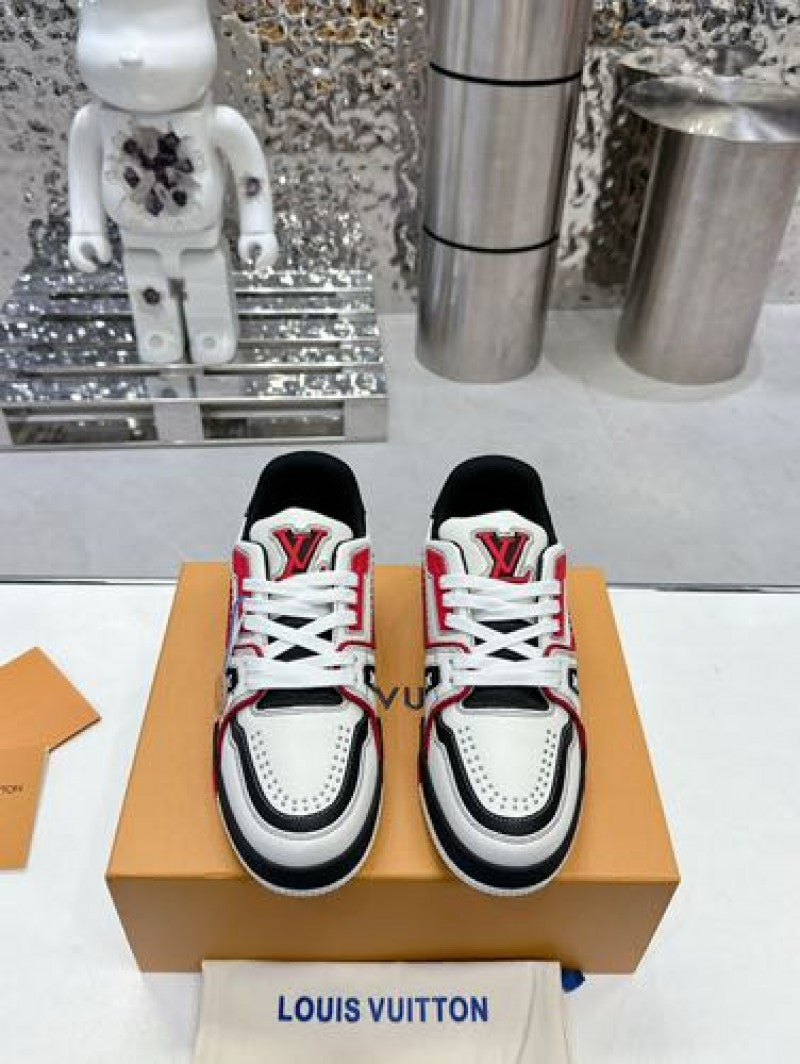 lv trainer white red black