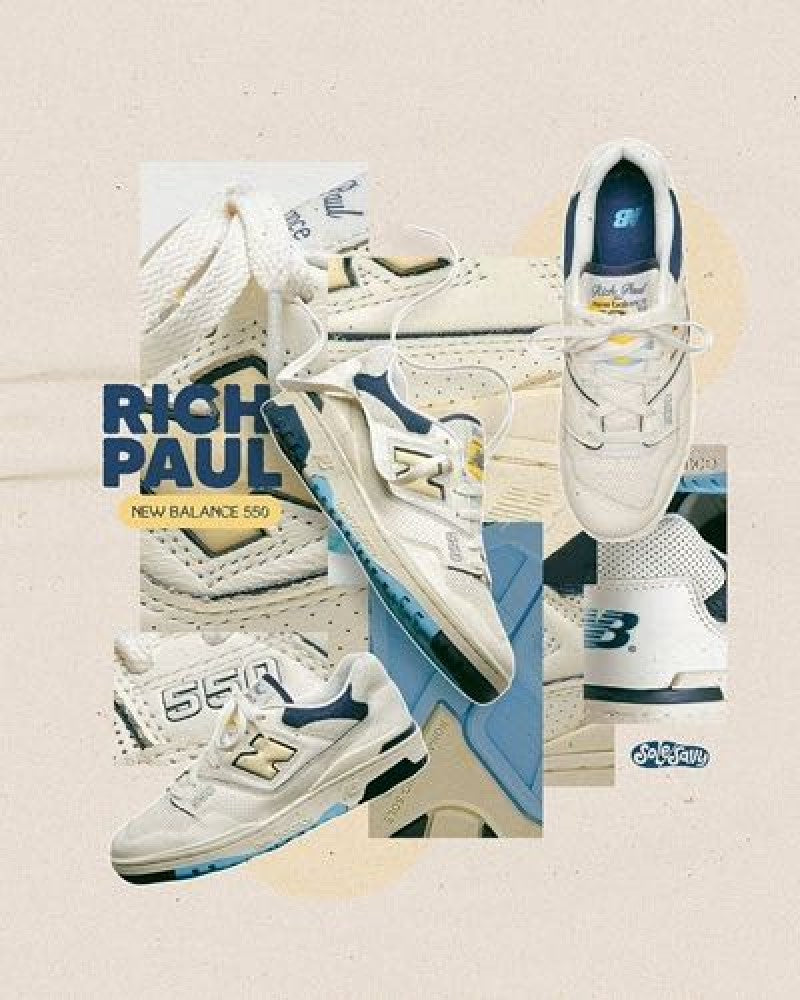 New Balance 550 Rich Paul Cream Nevy