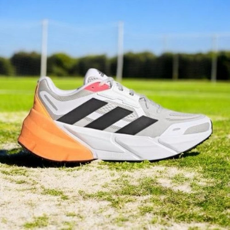 adistar running grey one carbon flash orange