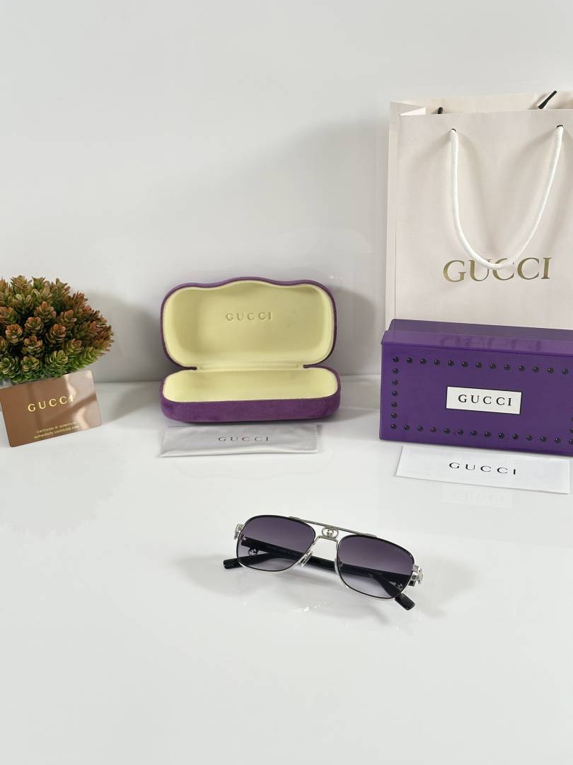Gucci 5117 Silver Black DC