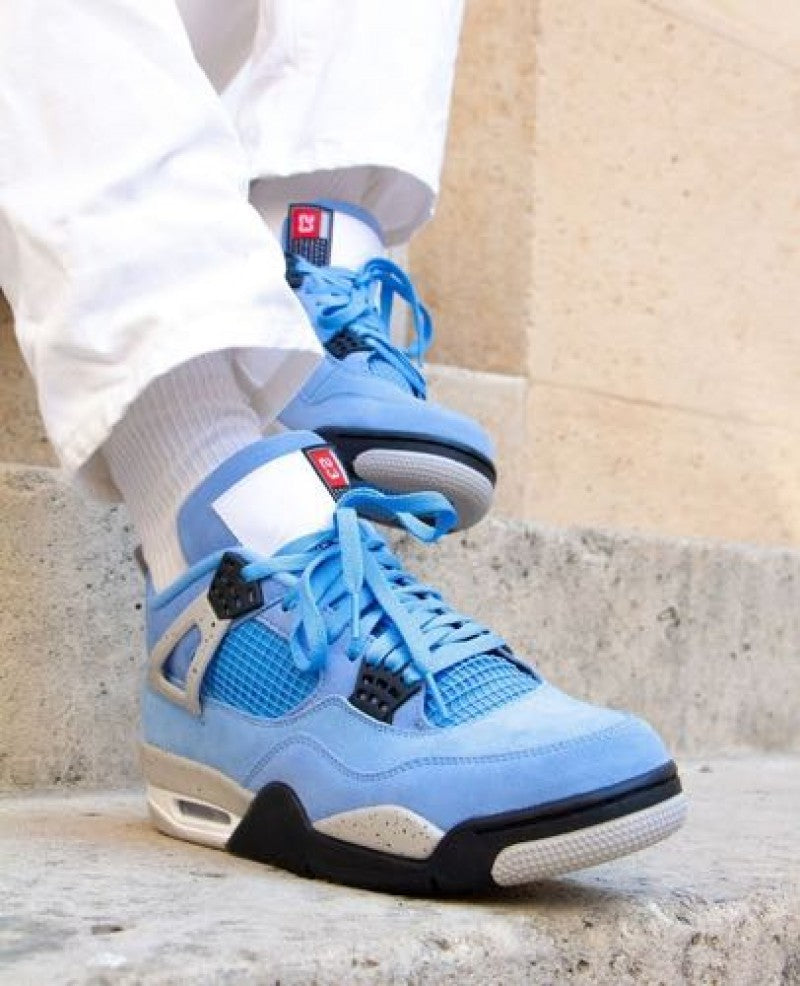 Nikee Air Jordan Retro 4 University Blue UNC SEMI UA