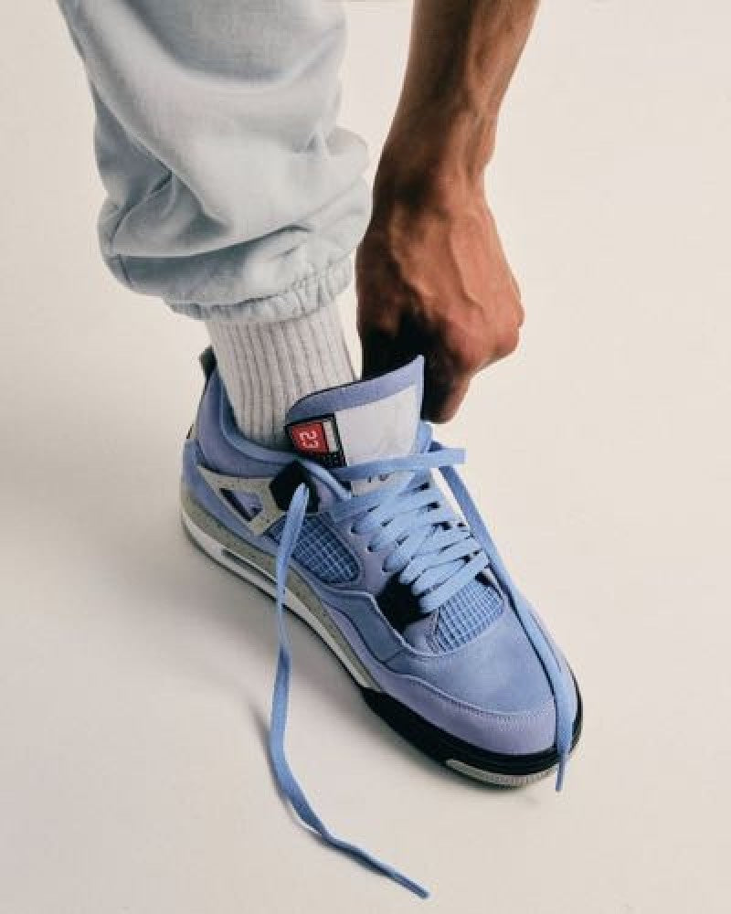 Nikee Air Jordan Retro 4 University Blue UNC SEMI UA