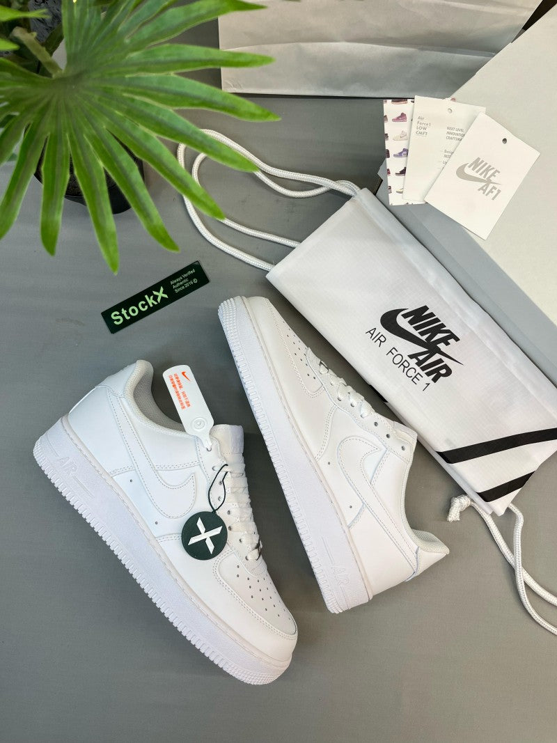 .ni.ke Airforce 1 white men s semi ua with og box card dust bag n all