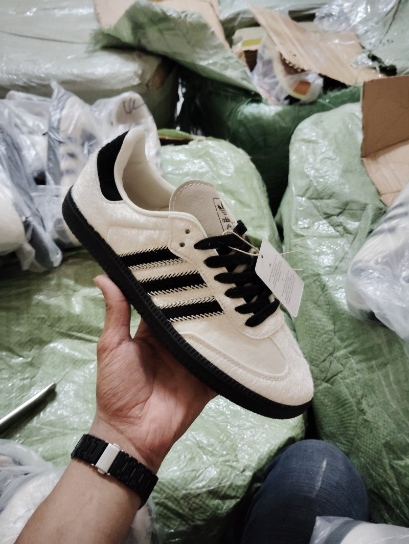 Adidass Samba Wonder White Black