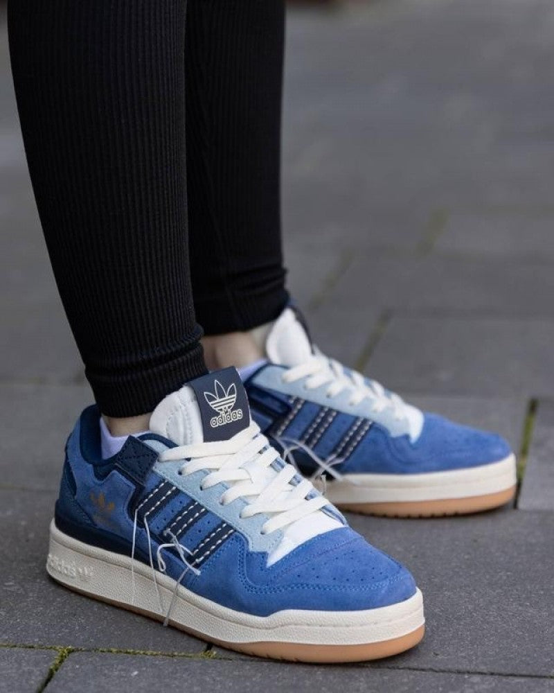 Adidass Forum 84 "Low Blue Denim Gum" #609