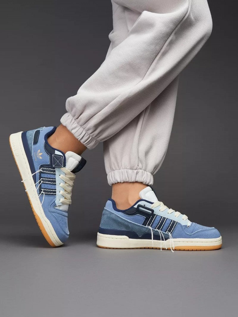 Adidass Forum 84 "Low Blue Denim Gum" #609