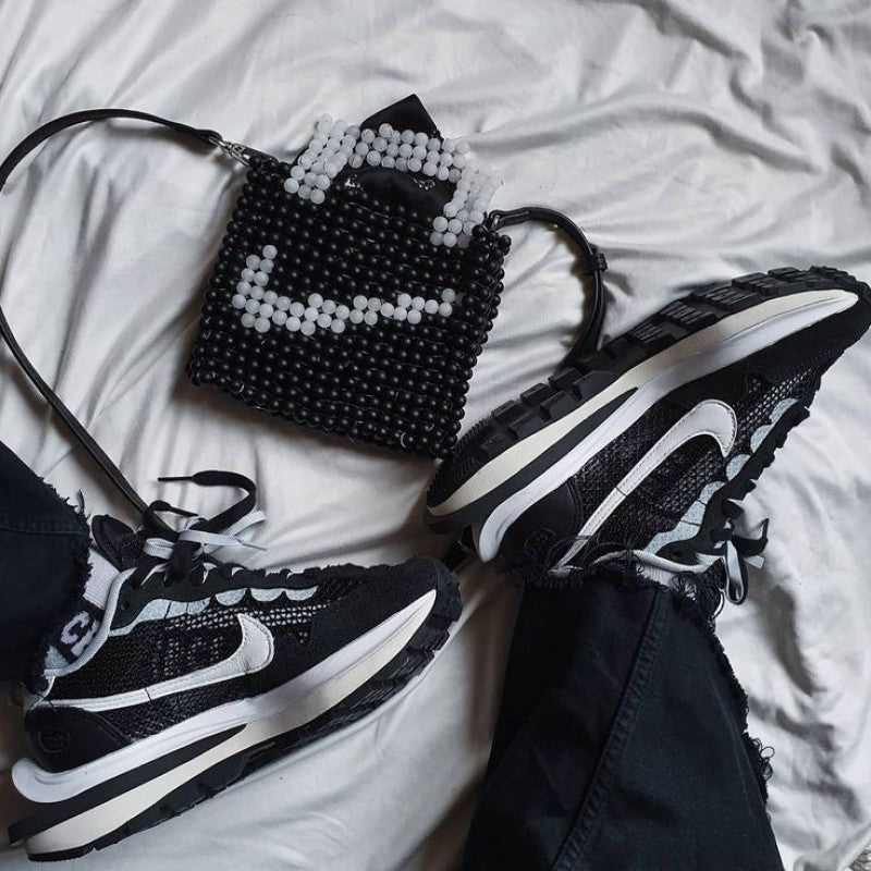 Sacai X Vaporwaffle "Black White" #612