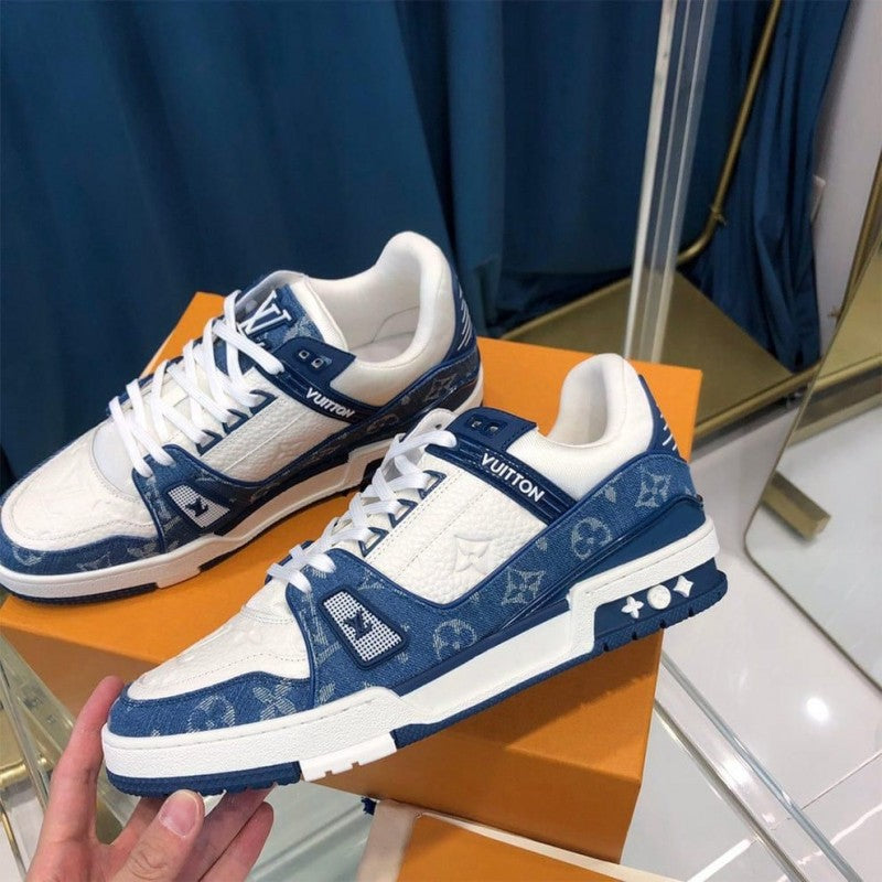 trainers monogram denim