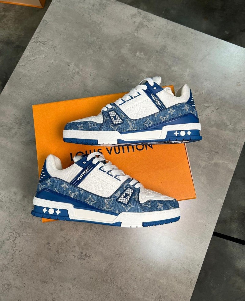 trainers monogram denim