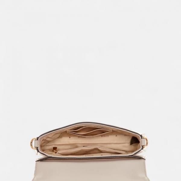 GUESS Womens Eco Mietta Flap Shoulder Bag with box 420