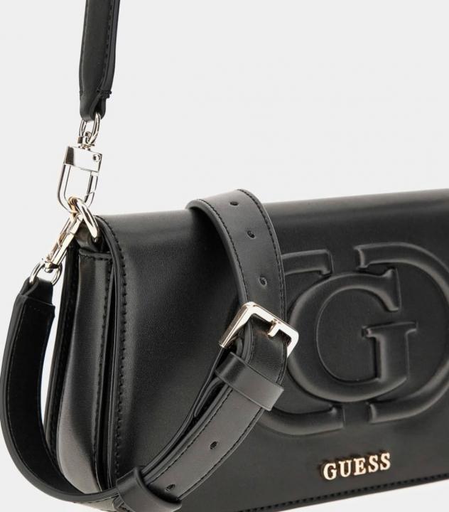 GUESS Womens Eco Mietta Flap Shoulder Bag with box 421