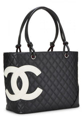 Chane  L quilted calfskin cambon tote large 429