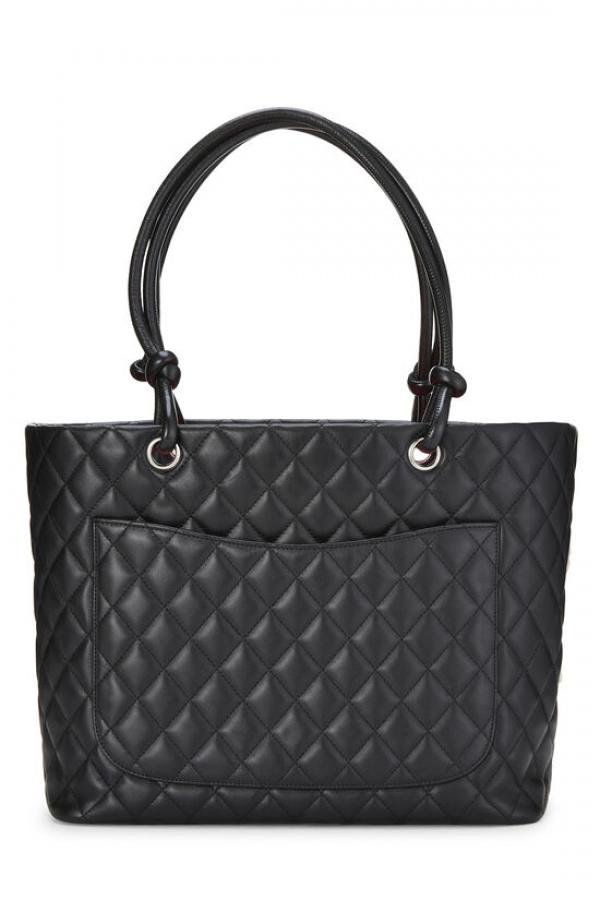 Chane L quilted calfskin cambon tote large 429