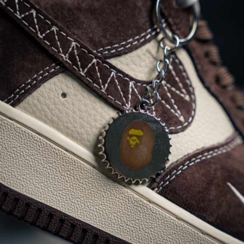 Nik ee Airforce 1 Beige Brown