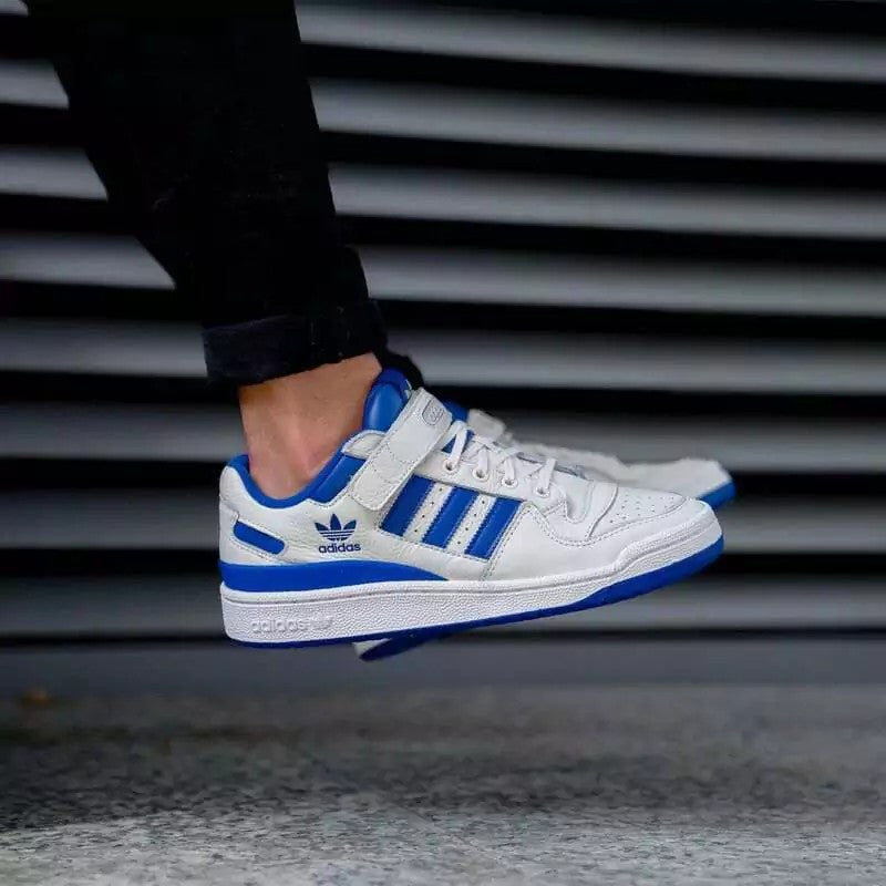 Adidass forum 84 low white Blue