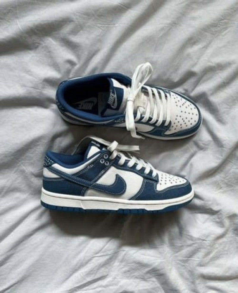 Nik ee Dunk Low Sashiko Industrial Blue 166