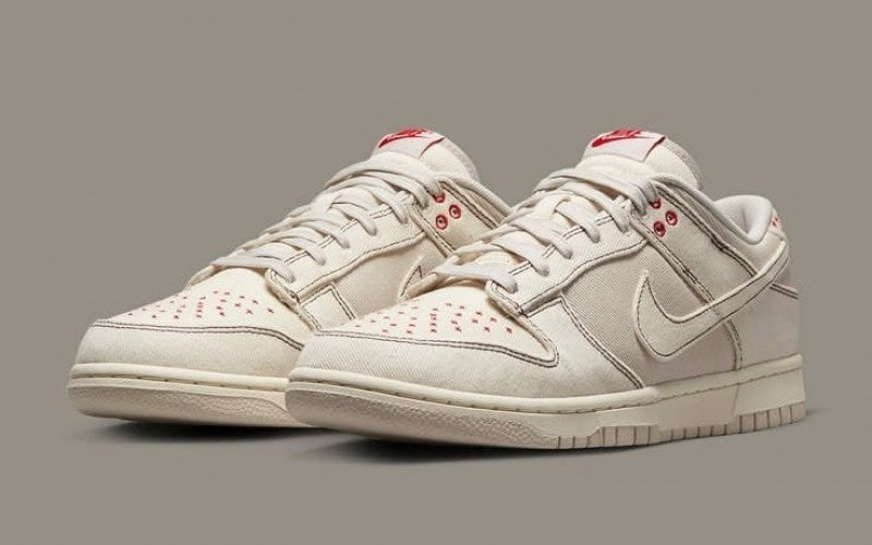 Nikee Dunk Low Shashiko Light Orewood Brown 405