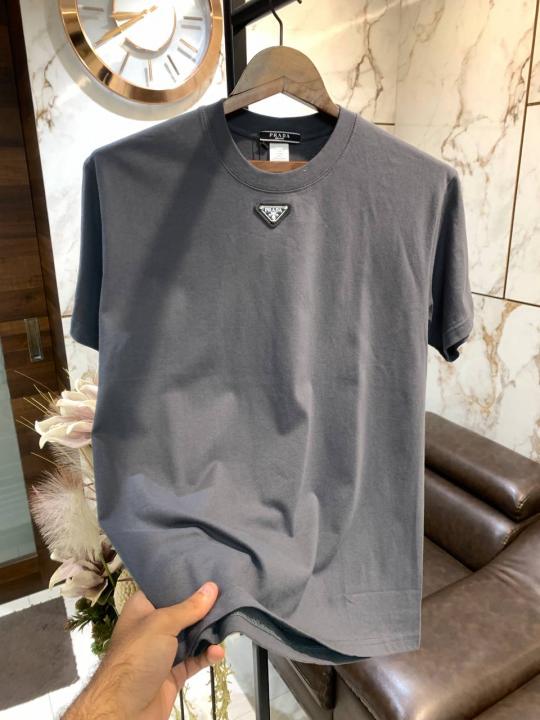 PRAD A ROUND NECK T-SHIRTS 1141 GREY
