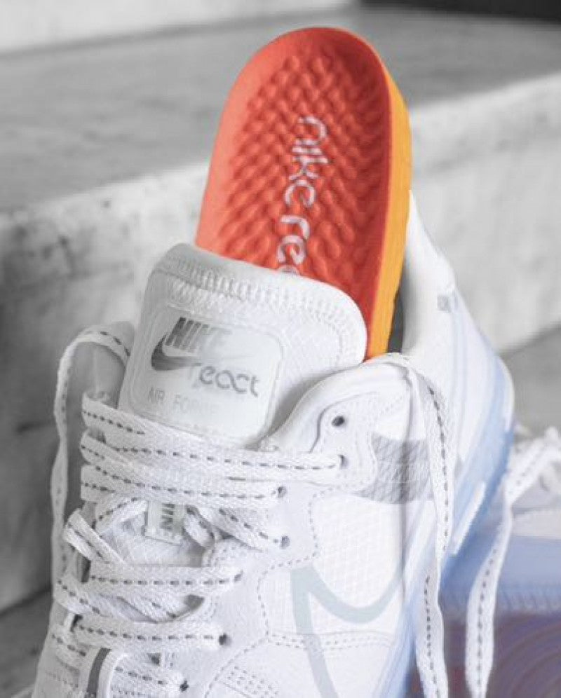 Nikee Airforce 1 Ice React Semi UA With Bottle Lace