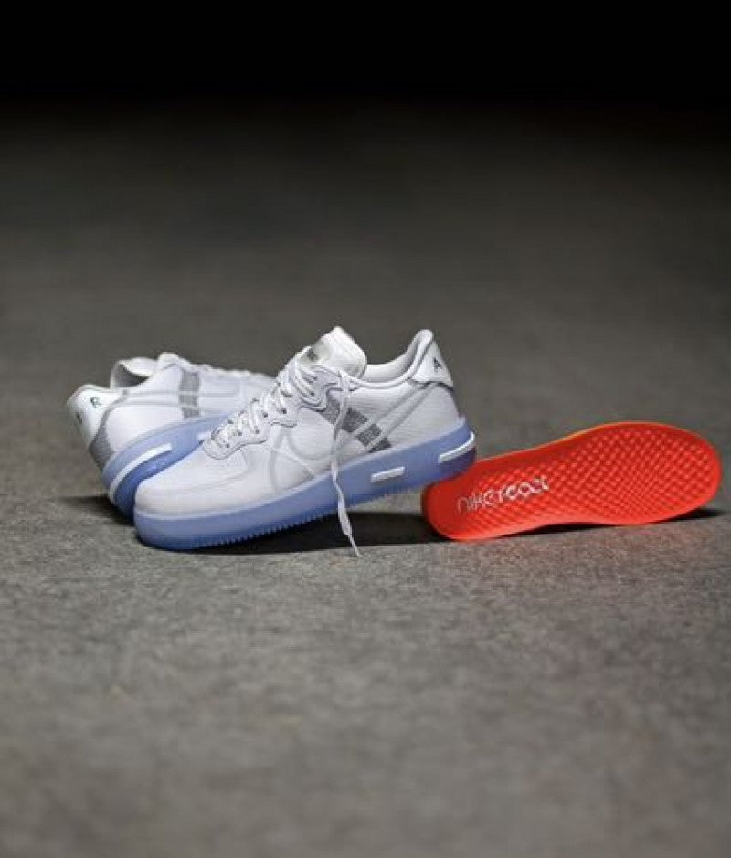 Nikee Airforce 1 Ice React Semi UA With Bottle Lace