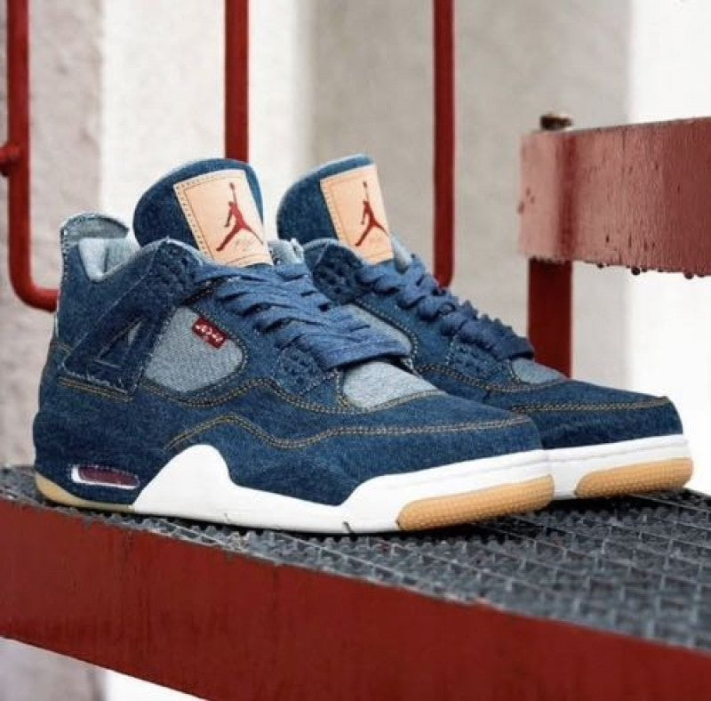 LEVIS X NIK EE Air JORDAN 4 DENIM SEMI UA