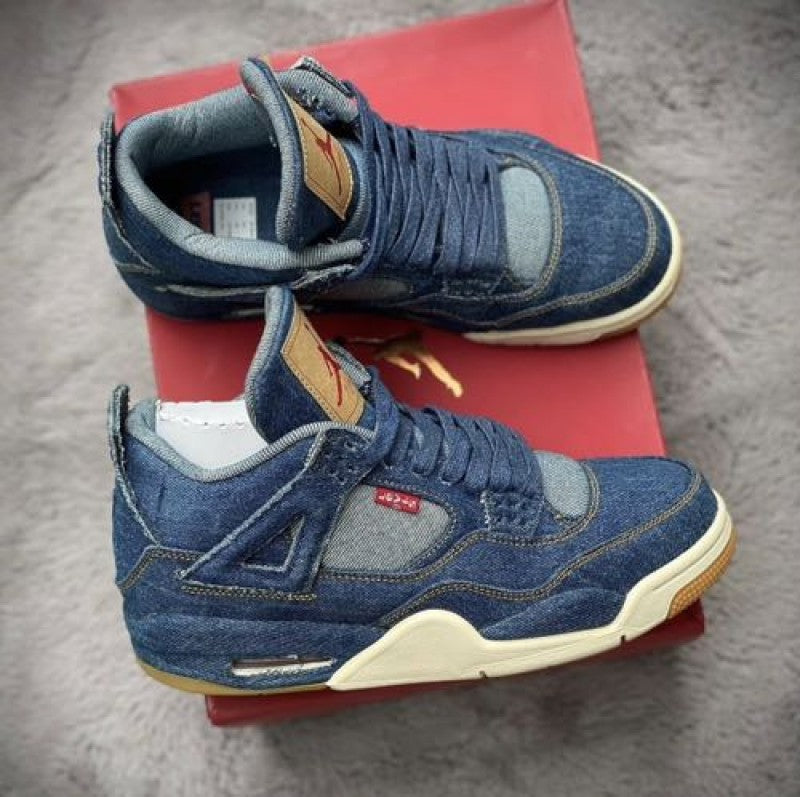LEVIS X NIK EE Air JORDAN 4 DENIM SEMI UA