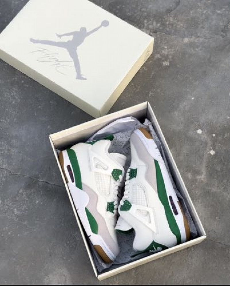 Air jordan 4 sb pine green semi ua