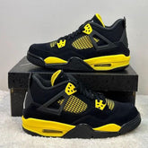 NIKEE Air JORDAN 4 YELLOW THUNDER SEMI UA