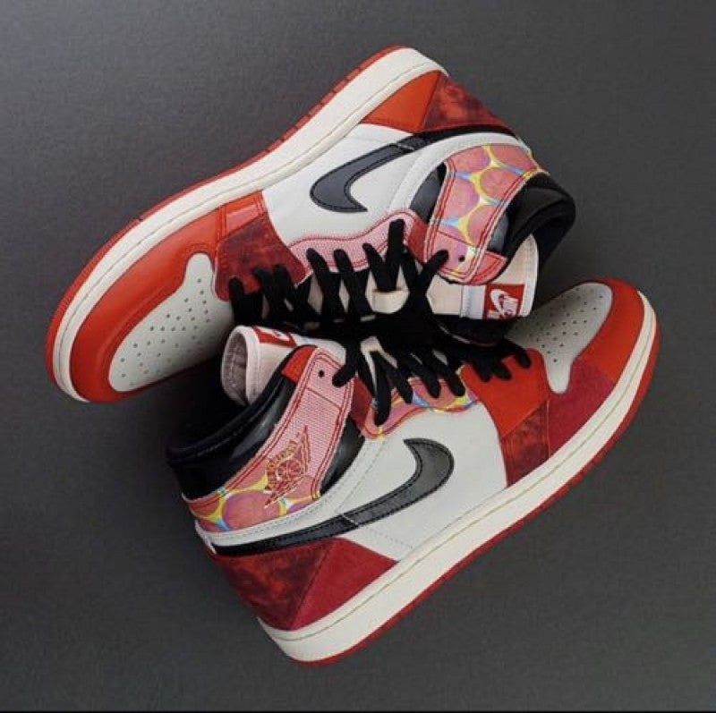 E Air jordan 1 high spiderverse semi ua