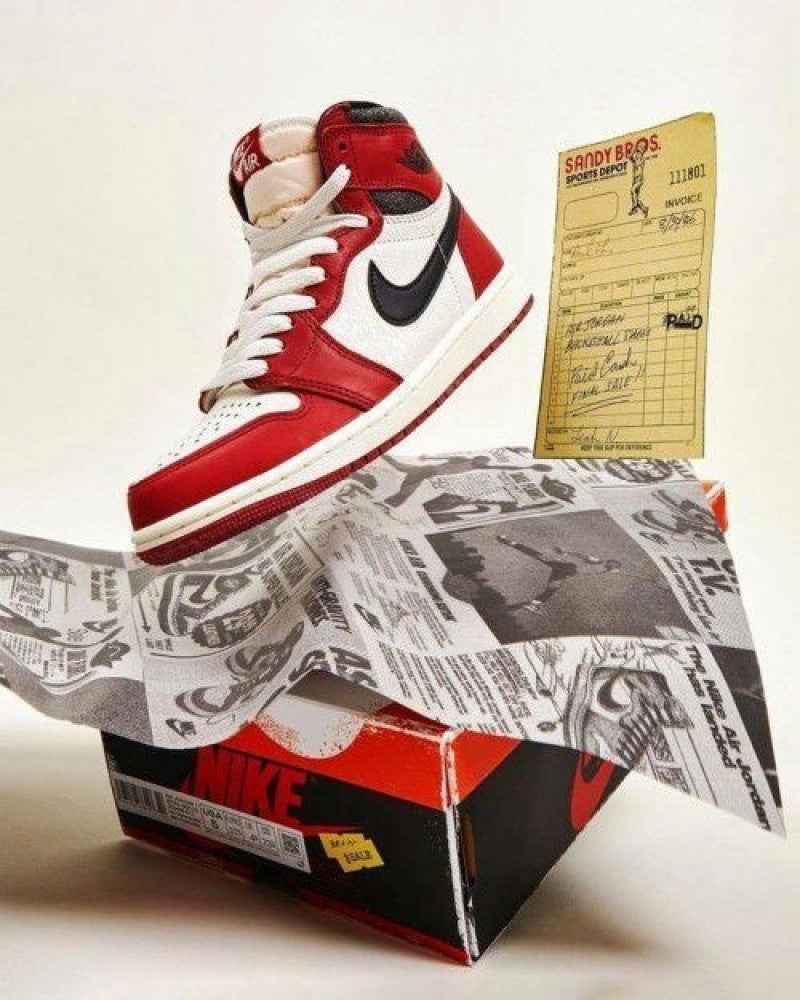 Air jordan retro 1 high lost and found with og powder sole