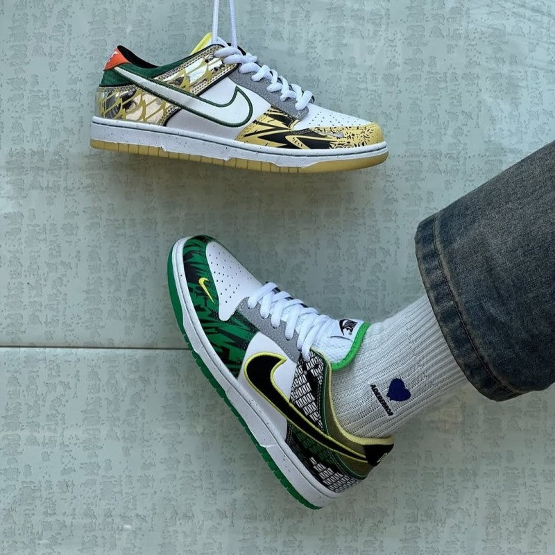 Nik ee Dunk Low What The Duck Away University Of Oregon Pe Sneakers 236