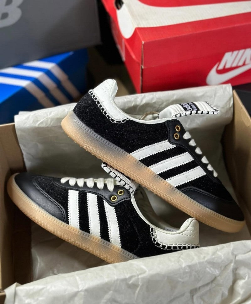 Wales Bonner X Adidass Samba Pony Black 707