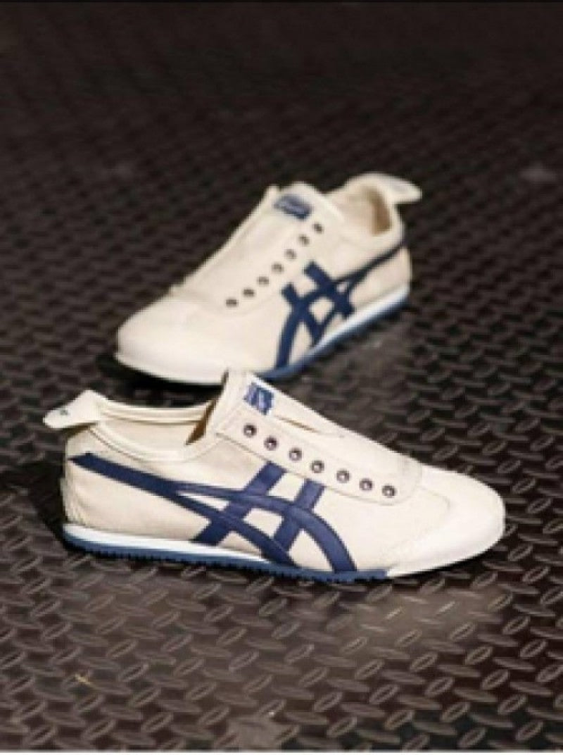 Onitsuka Tiger Mexico 66 Cream Navy Slipon 253