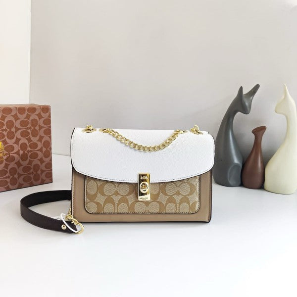 COAC H LANE SHOULDER BAG WITH DOUBLE BOX