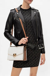Michael  Kors  Hendrix  Logo  Cross Body  Bag  With  &  Dust  Bag  (3810  Beige  Brown)
