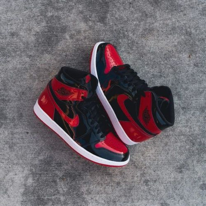NIK Air jordan 1 bred patent semi ua