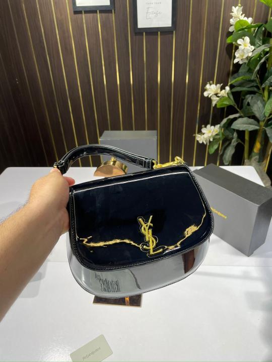 Ysl voltaire womens bag with og box(517 black)
