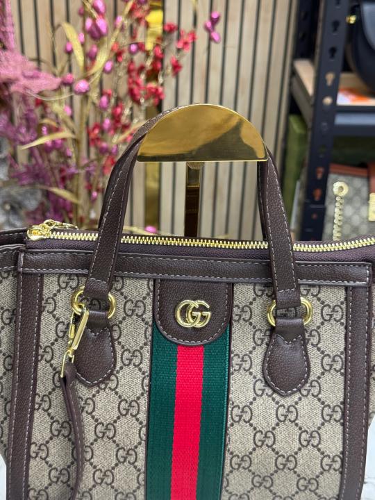 GUCCI GG OPHIDIA TOTE BAG WITH DUST BAG