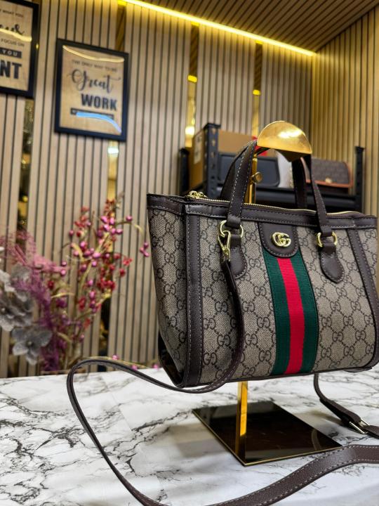 GUCCI GG OPHIDIA TOTE BAG WITH DUST BAG