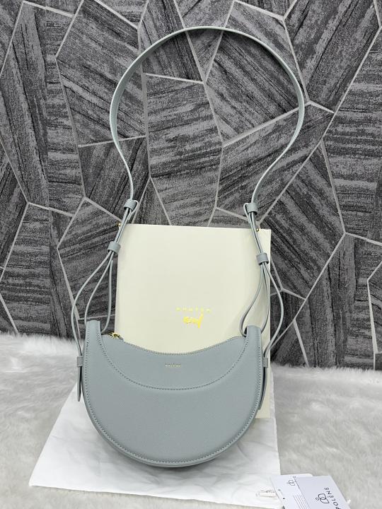 Polene Numero Blue Dix Crossbody Bag With OG Box & Dust Bag 368 Blue