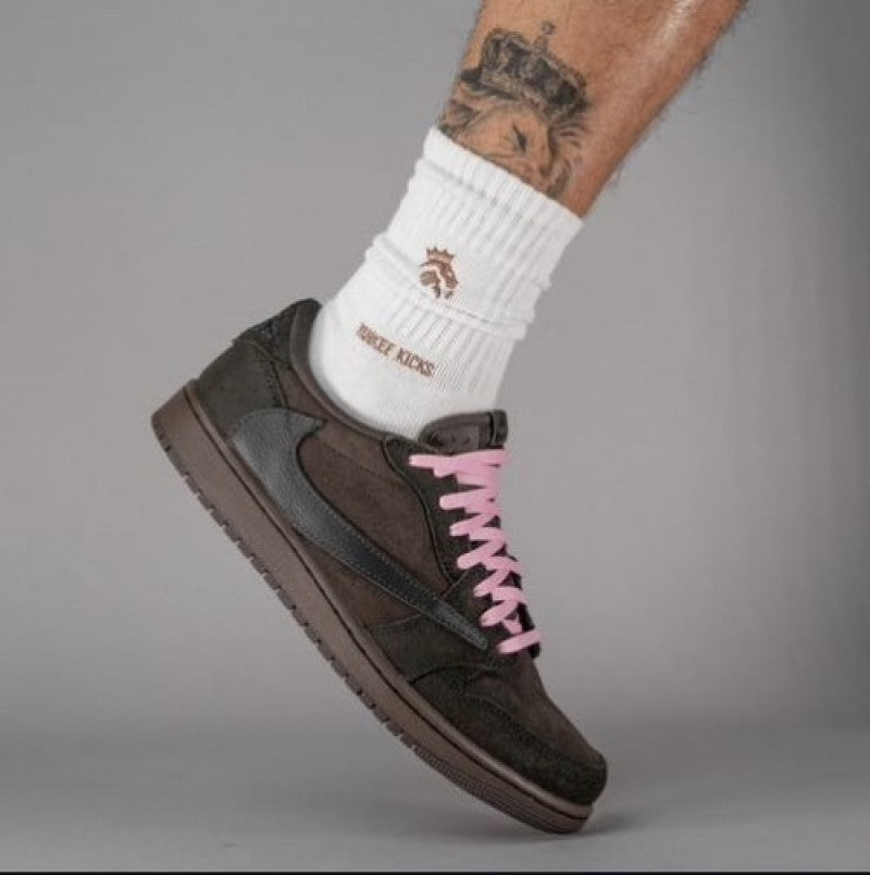 Nikee Air Jordan 1 Low X Travis Scott Velvet Brown Semi UA