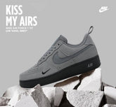 Airforce 1 low reflective swoosh cool grey