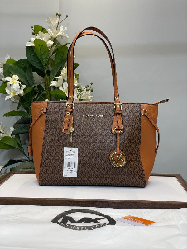 Michael kors tote bag with dust bag (19028 coffe brown)