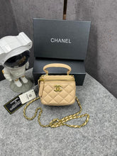 Chanel  Mini  Lambskin  Vanity  Bag  Apricot  With  OG  Box  &  Dust  Bag  75763 1  Apricot